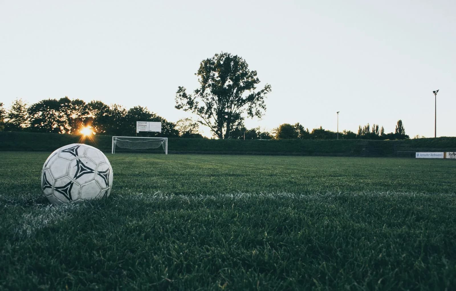 The pitch before kick-off