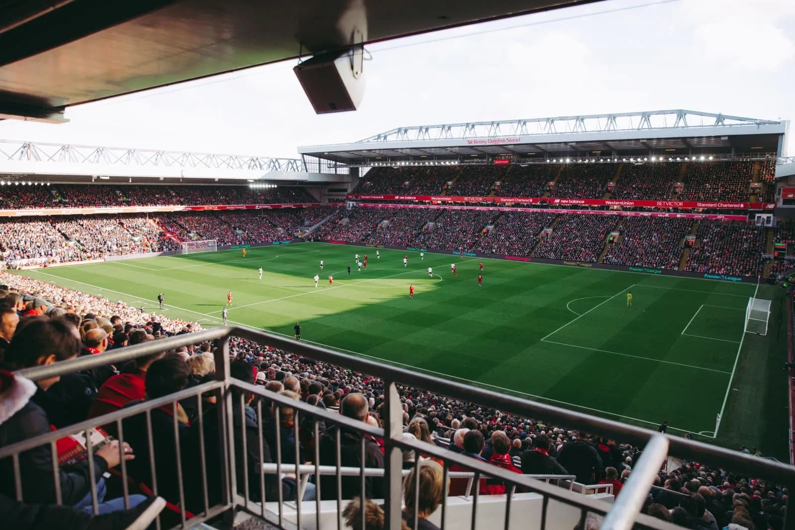 The atmosphere in the stands