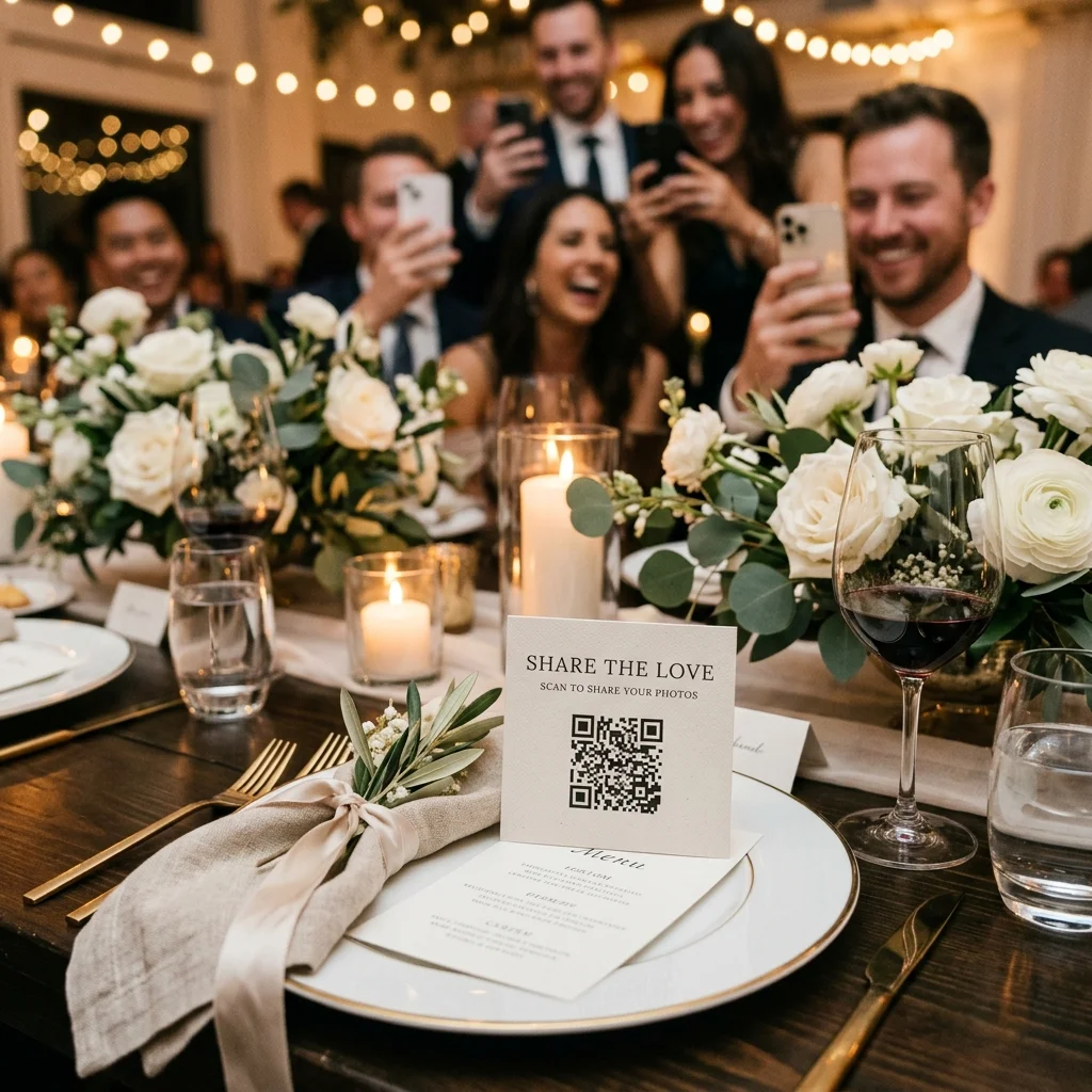 Collaborative album, guests adding photos