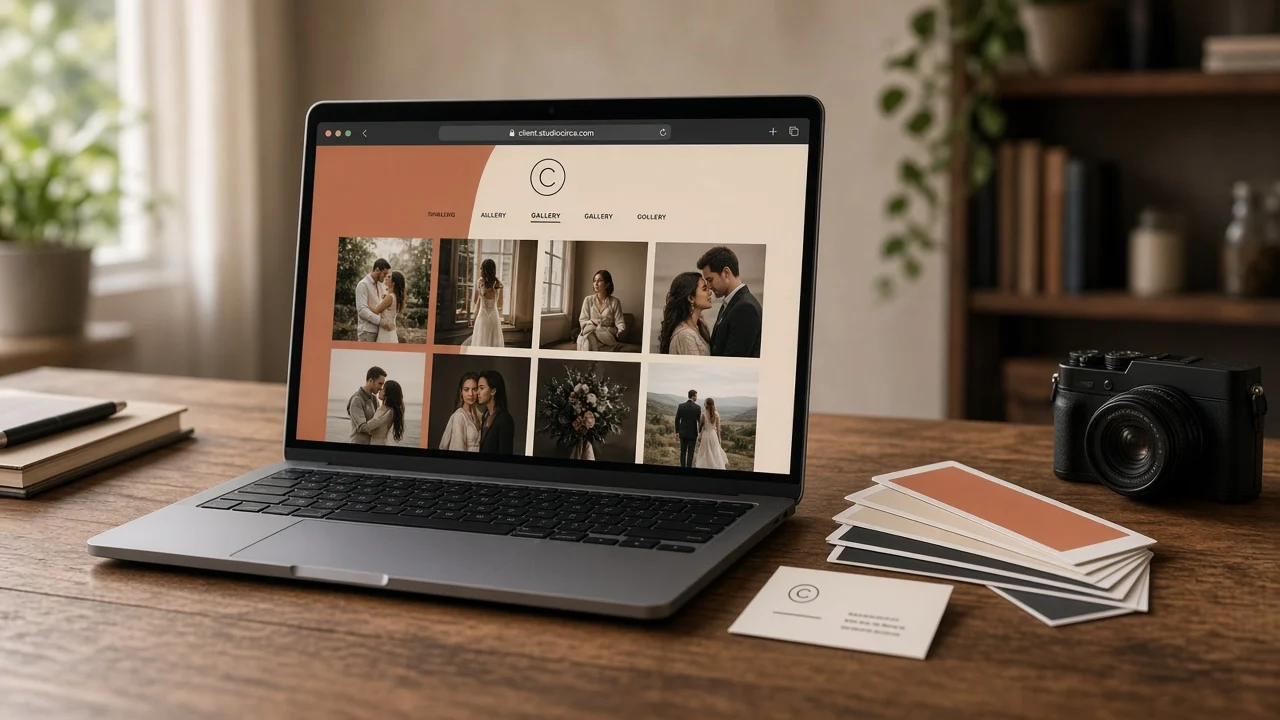 Branded photo gallery: subdomain, logo and colors for photographers